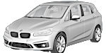 BMW F45 P1D6B Fault Code